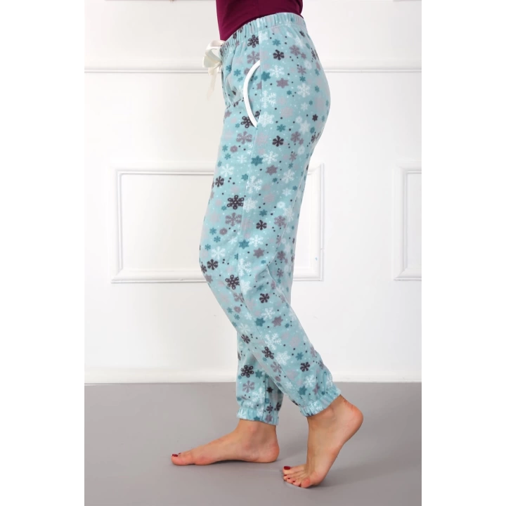 Hepsizen Bayan Welsoft Polar Tek Alt Pijama 210046