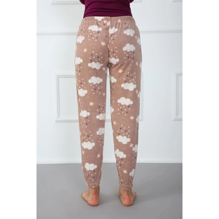 Hepsizen Bayan Welsoft Polar Tek Alt Pijama 210051