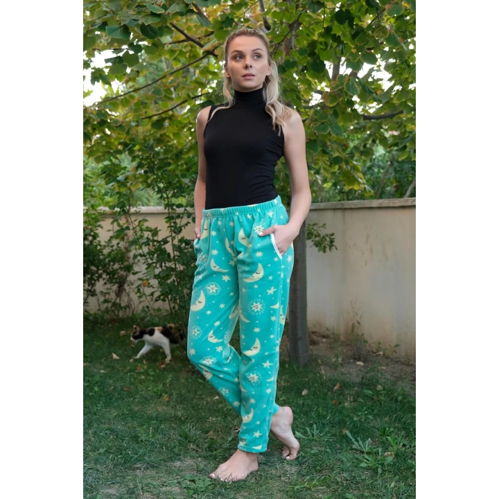 Hepsizen Kadın Welsoft Polar Tek Alt Pijama 210057