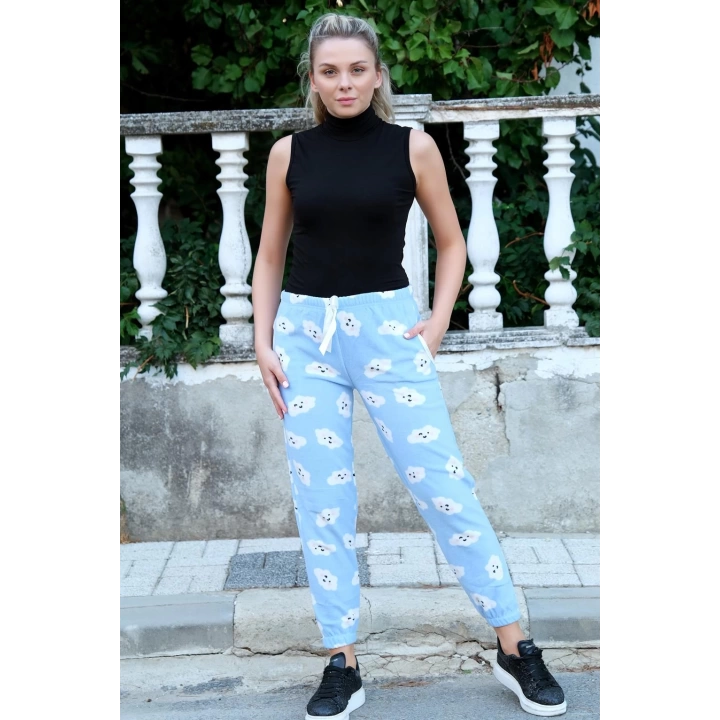 Hepsizen Kadın Welsoft Polar Tek Alt Pijama 210059