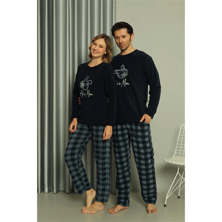 Hepsizen Welsoft Kadın Polar Sevgili Kombini Pijama Takımı 50122 Tek Takım Fiyatıdır