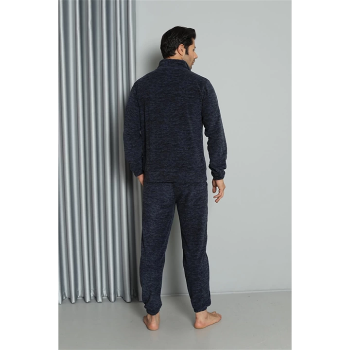 Hepsizen Welsoft Polar Fermuarlı Erkek Pijama Takımı 6839