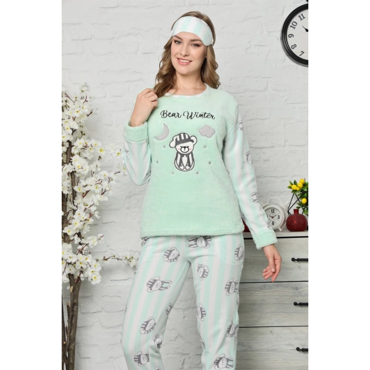 Hepsizen Welsoft Polar Kadın Pijama Takımı 8067