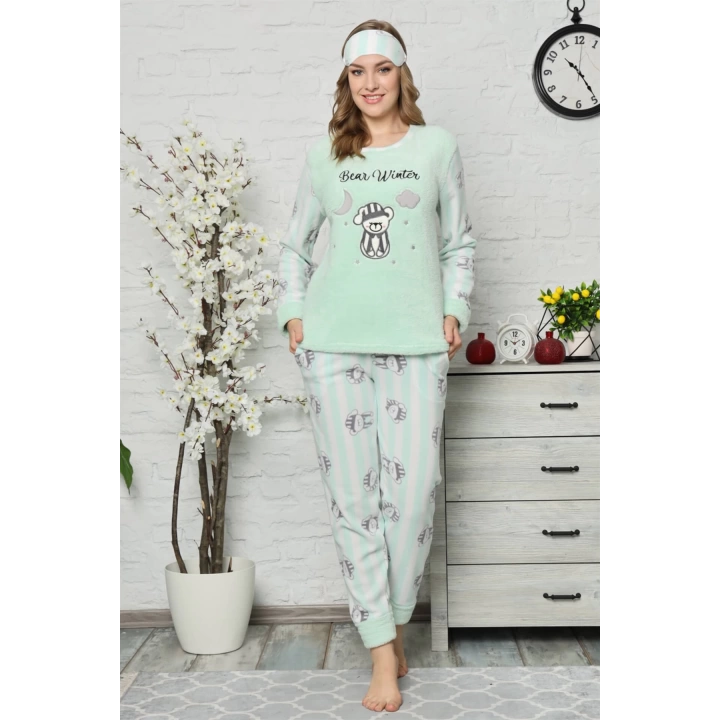 Hepsizen Welsoft Polar Kadın Pijama Takımı 8067