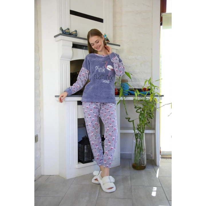 Hepsizen Welsoft Polar Kadın Pijama Takımı 8506