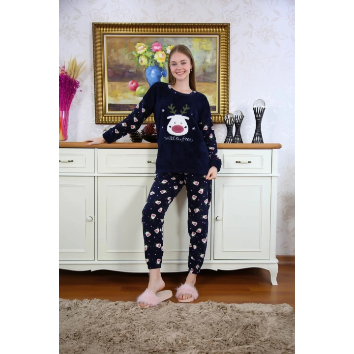 Hepsizen Welsoft Polar Kadın Pijama Takımı 8508