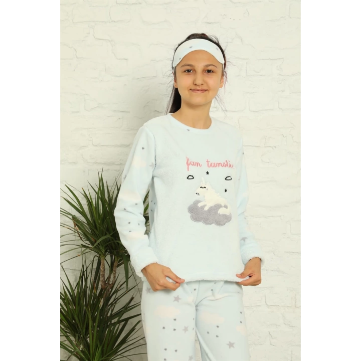 Hepsizen Welsoft Polar Kız Çocuk Pijama Takımı 4584