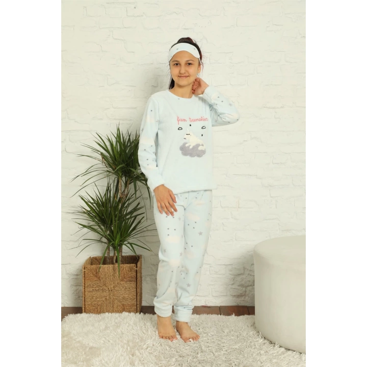 Hepsizen Welsoft Polar Kız Çocuk Pijama Takımı 4584