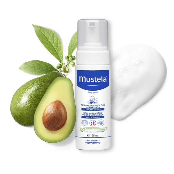 Mustela Yenidoğan Konak Önleyici Köpük Şampuan 150 ml