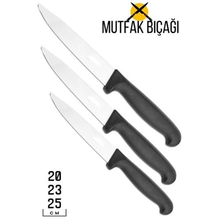 Mutfak Ekmek Bıçağı 3 Boy Set 718357