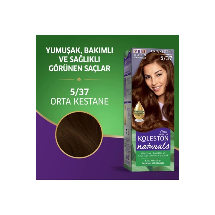 Naturals Saç Boyası Orta Kestane 5/37