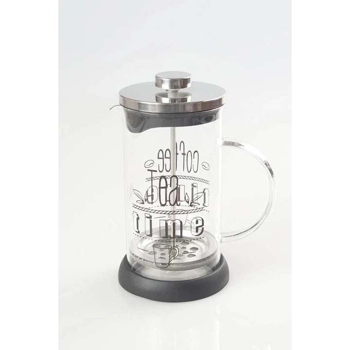 New Life 600ml Çelik French Press Bitki Demleme Bardağı Clkn-1361