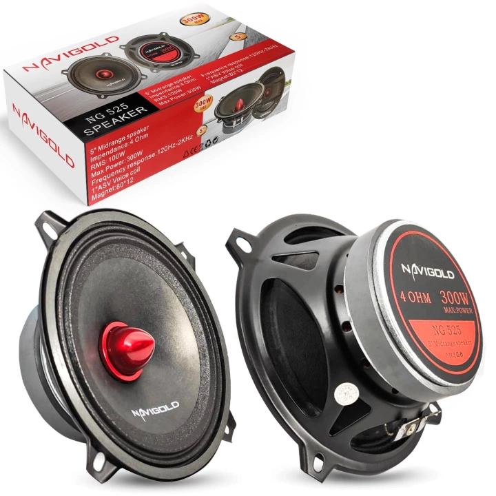 NG-525 Oto Midrange Robotrend 13cm 300 Watt 2 Adet