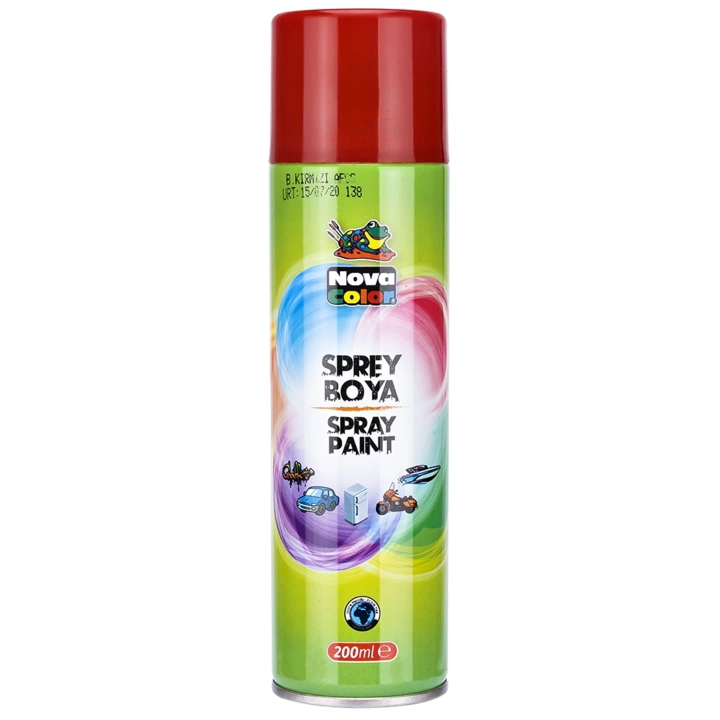 Nova Color Sprey Boya 200 Ml Kırmızı