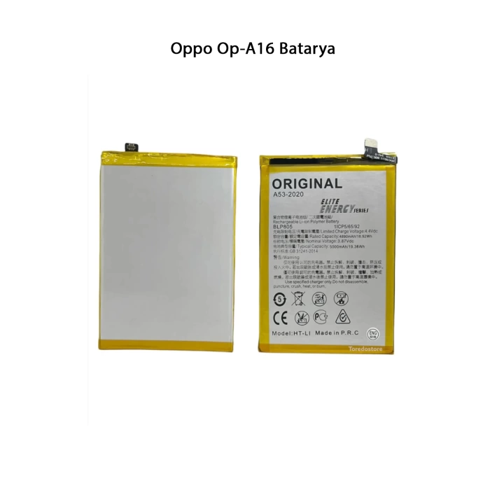 Oppo A16 Telefonlarla Uyumlu Batarya 5000 mAh