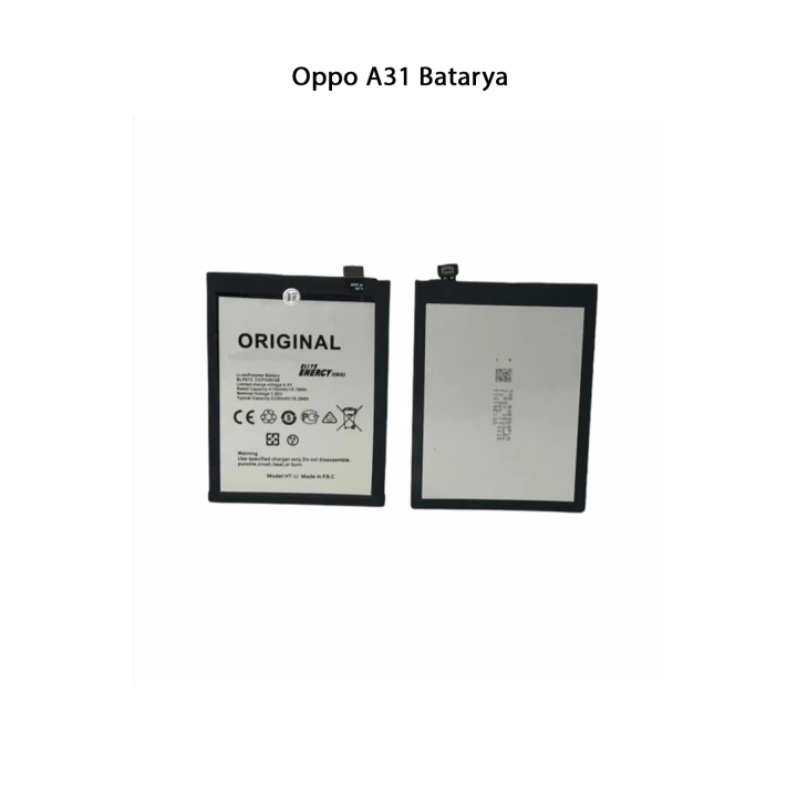 Oppo A31 Telefonlarla Uyumlu Batarya 4230 mAh