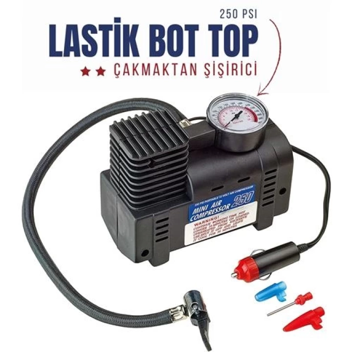 Oto Çakmağından Çalışan Lastik Şişirici Kompresör 422181