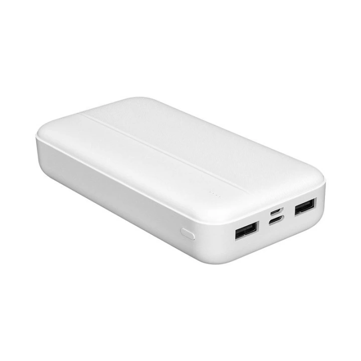 P201 20000 MAH PRM MİCRO+TYPE-C+USB BEYAZ ShopZum POWERBANK