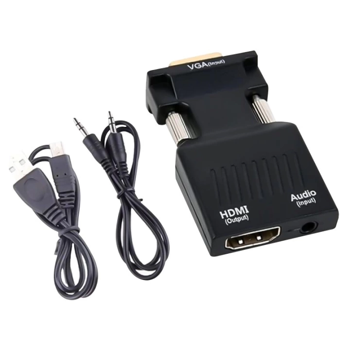 ShopZum PM-4276 AUDIO ÇIKIŞLI VGA TO HDMI ÇEVİRİCİ ADAPTÖR 1080HD