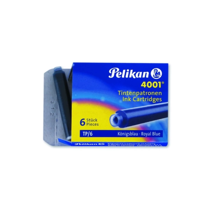 Pelikan Dolmakalem Kartuşu 4001 Küçük Mavi 6lı