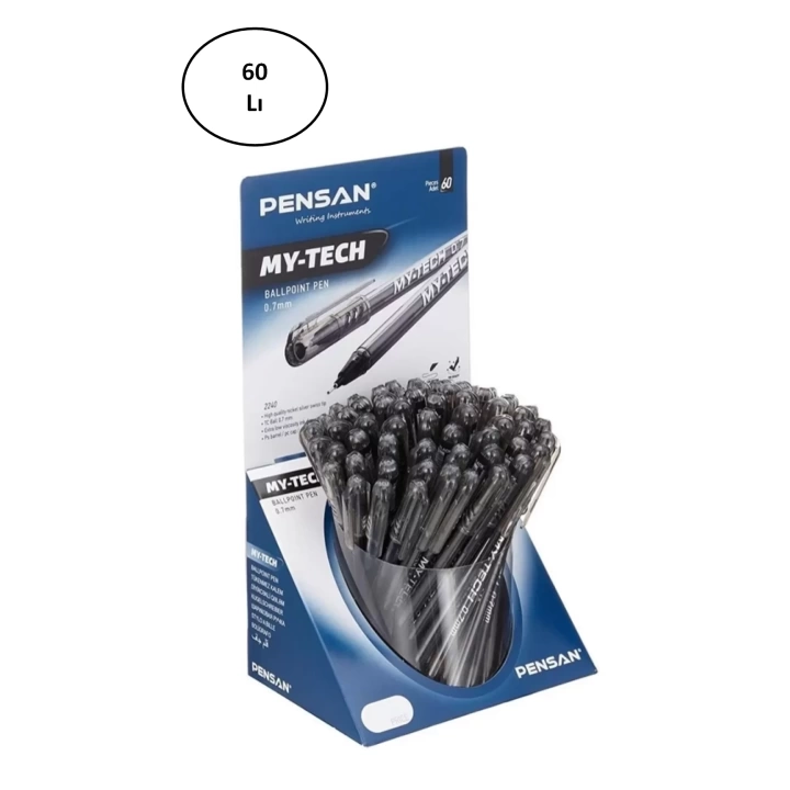 Pensan My Tech 1 Mm Tükenmez Kalem 60 lı 2250