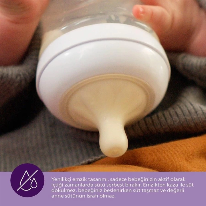 Philips Avent Natural Response 2li Biberon Emziği, 5 Numara, 6 Ay+