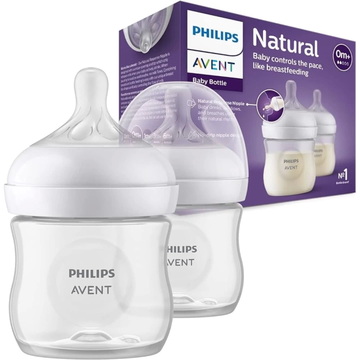 Philips Avent Natural Response PP 2li Biberon Seti, 0+ Ay 125ml SYC900/02