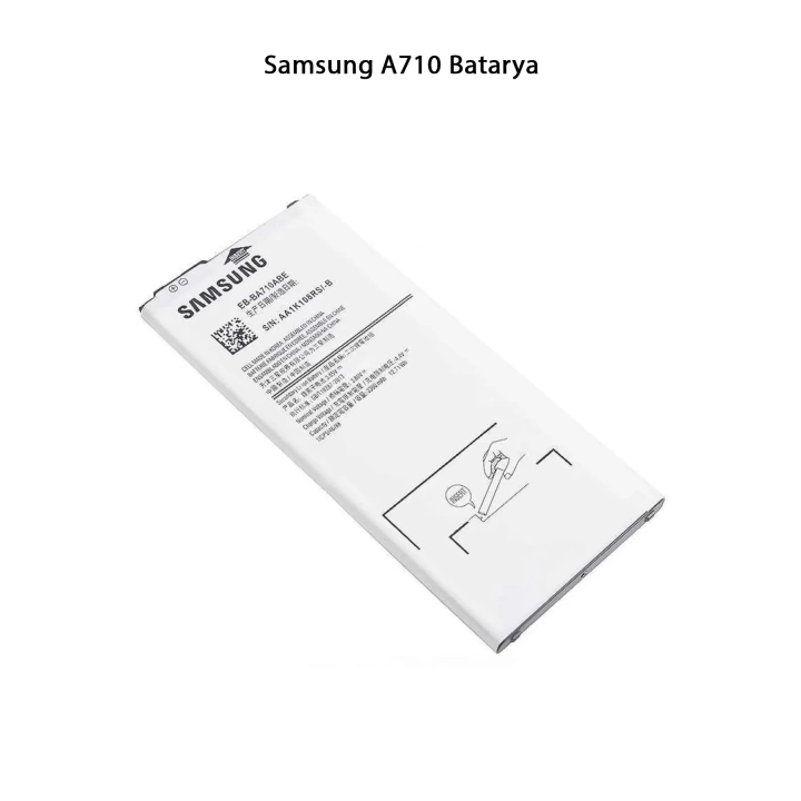 Samsung A710 Telefonlarla Uyumlu Batarya 3300 mAh