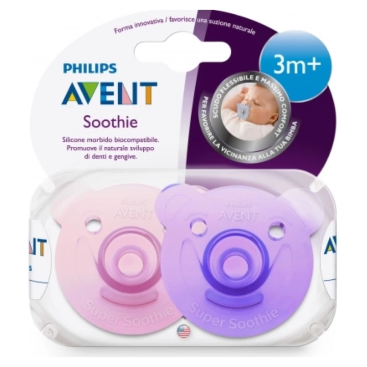 Philips Avent Soothie Yalancı Emzik 3+ Ay Kız 2Li