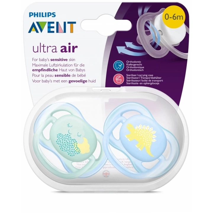 Philips Avent Ultra Air Emzik 0-6 Ay Erkek - Desenli