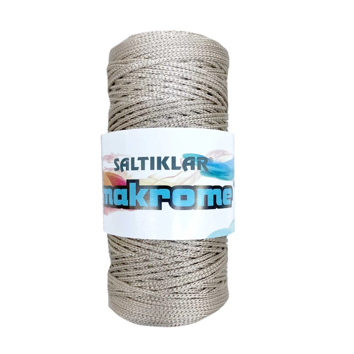 Polyester Makrome İpi 227 Bej 100 gr