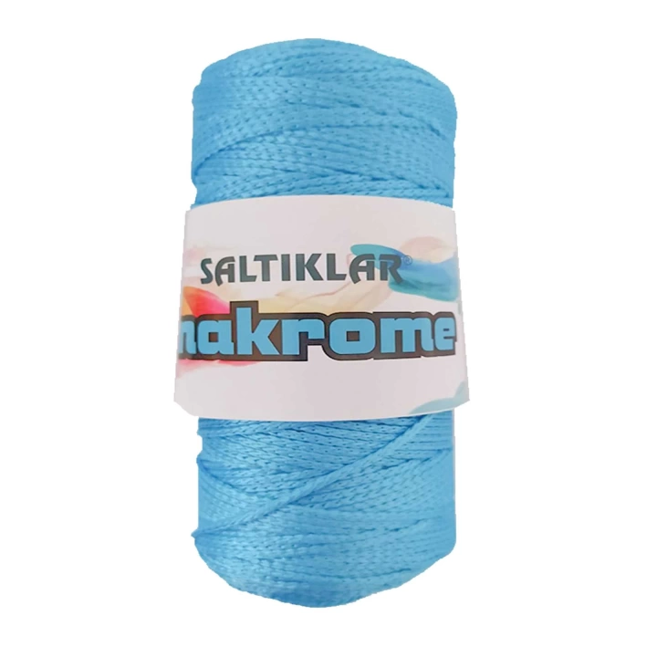 Polyester Makrome İpi 3050 Mavi 100 gr