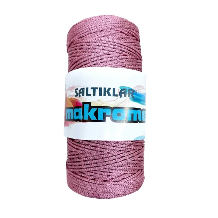 Polyester Makrome İpi 350 Gül 100 gr