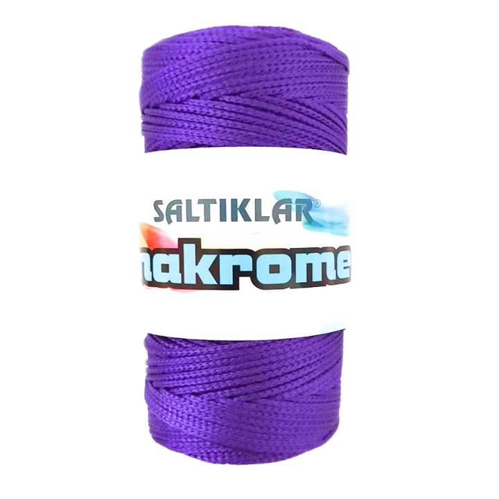 Polyester Makrome İpi 4250 Mor 100 gr