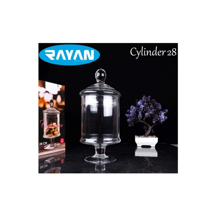 Rayan 28  Cm Ayaklı Fanus Şekerlik