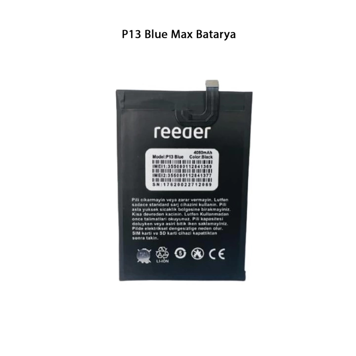 Reeder P13 Blue Max Telefonlarla Uyumlu Batarya 4080 mAh