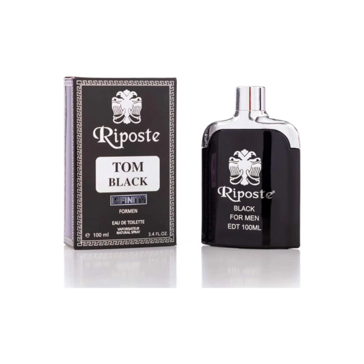 Riposte 24 Saat Etkili Erkek Parfüm - Tom Black - For Men 100 Ml