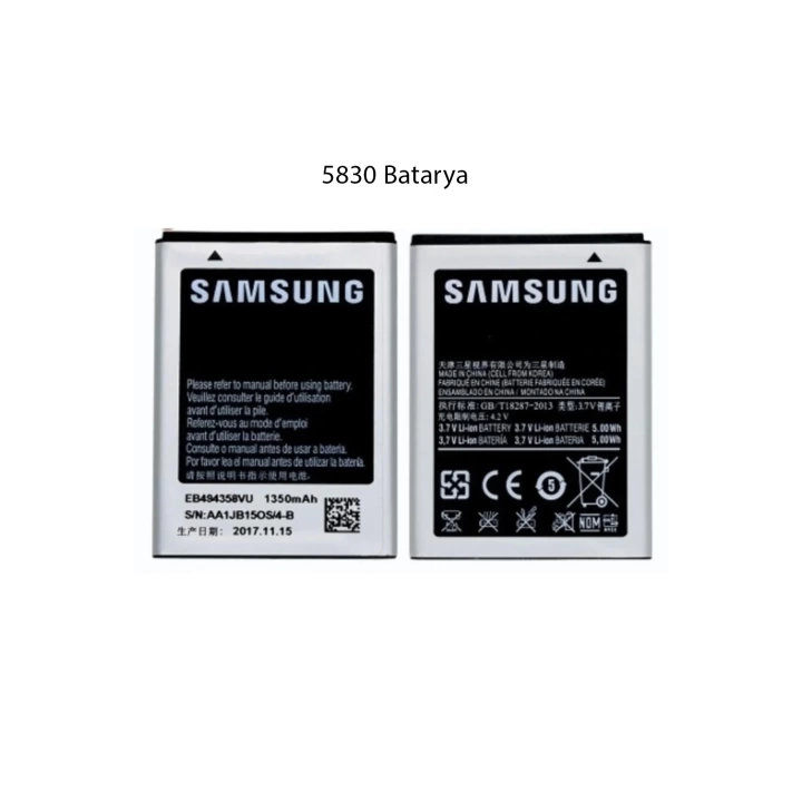 Samsung 5830 Galaxy Ace İle Uyumlu - 1350 Mah Batarya Pil