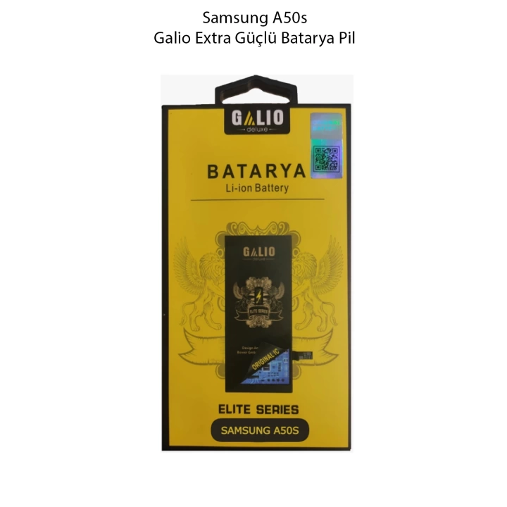 Samsung A50s Galio Extra Güçlü Batarya Pil 4000 mAh