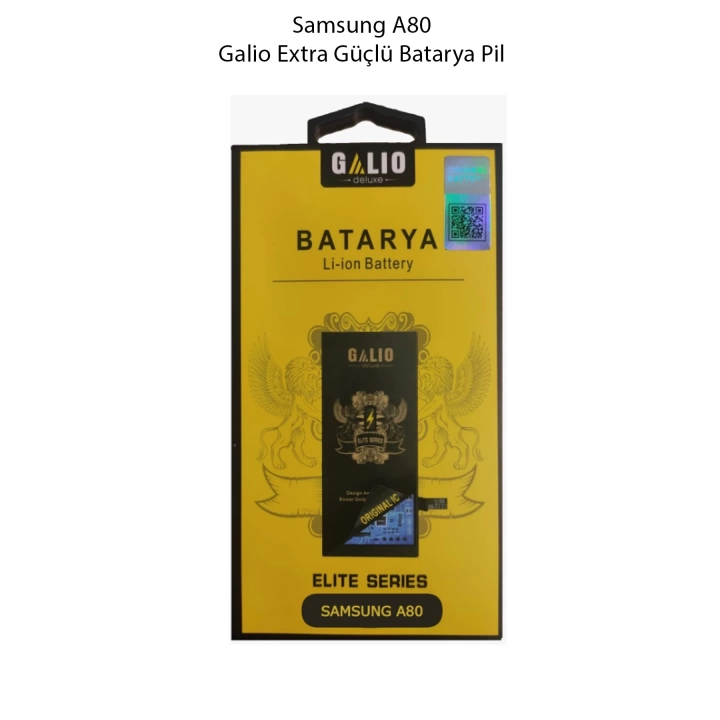 Samsung A80 Galio Extra Güçlü Batarya Pil 3700 mAh