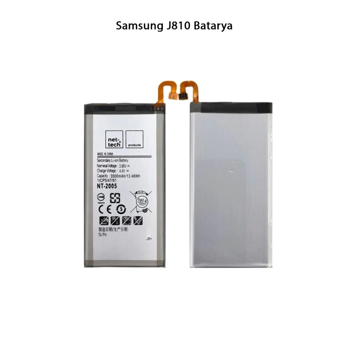 Samsung Galaxy J810 Telefonlarla Uyumlu Batarya 3500 mAh