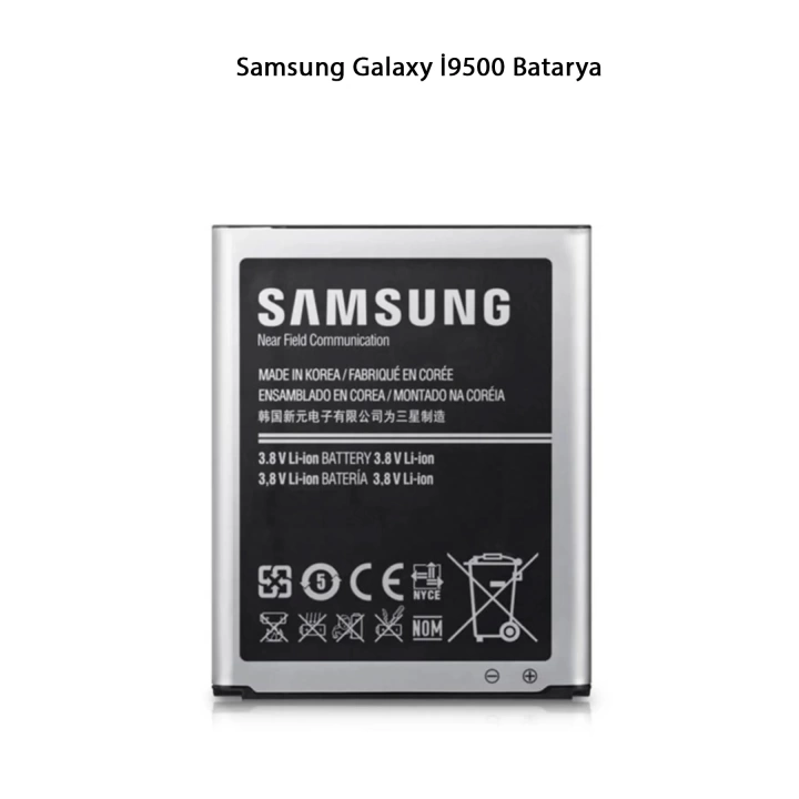 Samsung Galaxy S 4 İ9500 Batarya Pil 2600 mAh