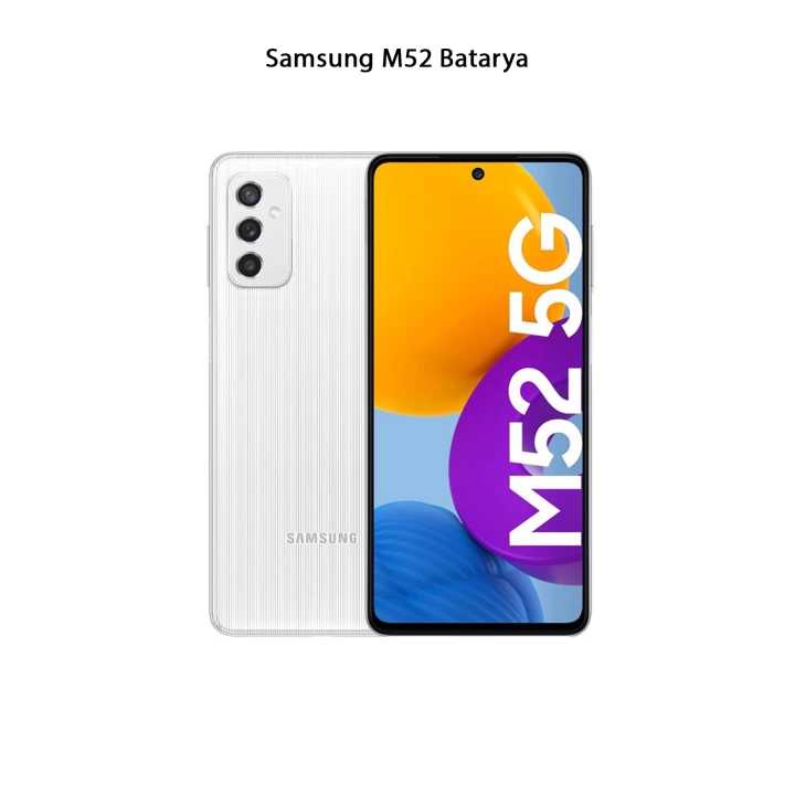 Samsung M52 Telefonlarla Uyumlu Batarya 5000 mAh