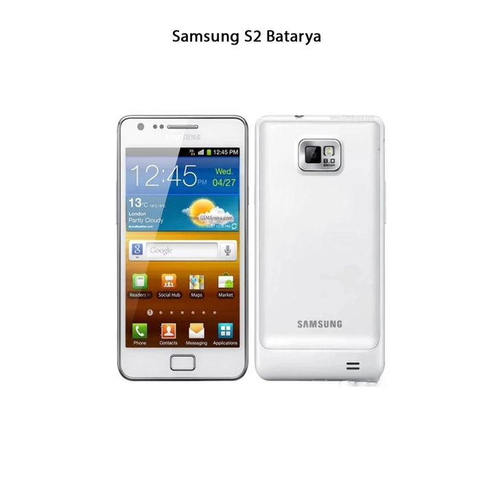 Samsung S2 Telefonlarla Uyumlu Batarya 1650 mAh