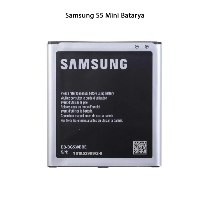 Samsung S5 Mini Telefonlarla Uyumlu Batarya 2100 mAh