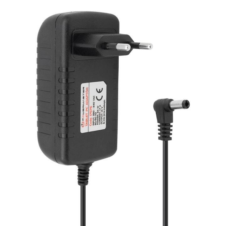 ShopZum 14 VOLT - 1.7 AMPER - 24 WATT 5.5*2.5 L UÇLU PLASTİK KASA PRİZ TİPİ ADAPTÖR