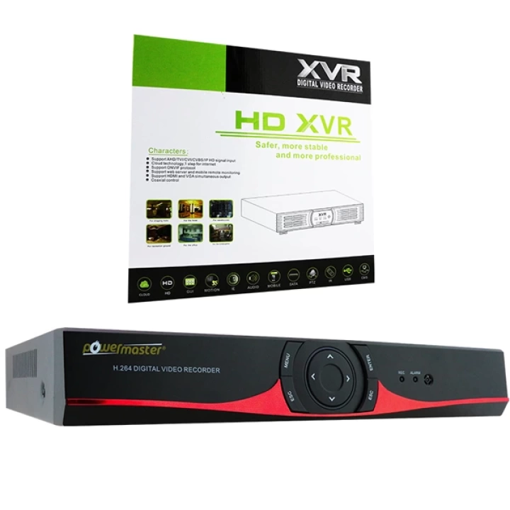 ShopZum 15464 AHD/ANALOG/IP/TVI/CVI 4 KANAL 2160P 4K ULTRA HD 4 SES GİRİŞLİ DVR KAYIT CİHAZI