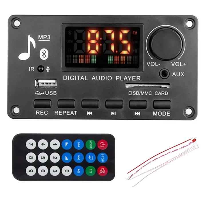 ShopZum G022 USB/SD/AUX/BLUETOOTH/UKLI/2*40W ANFİ ÇIKIŞLI-LCD EKRAN OTO TEYP ÇEVİRİCİ DİJİTAL PLAYER