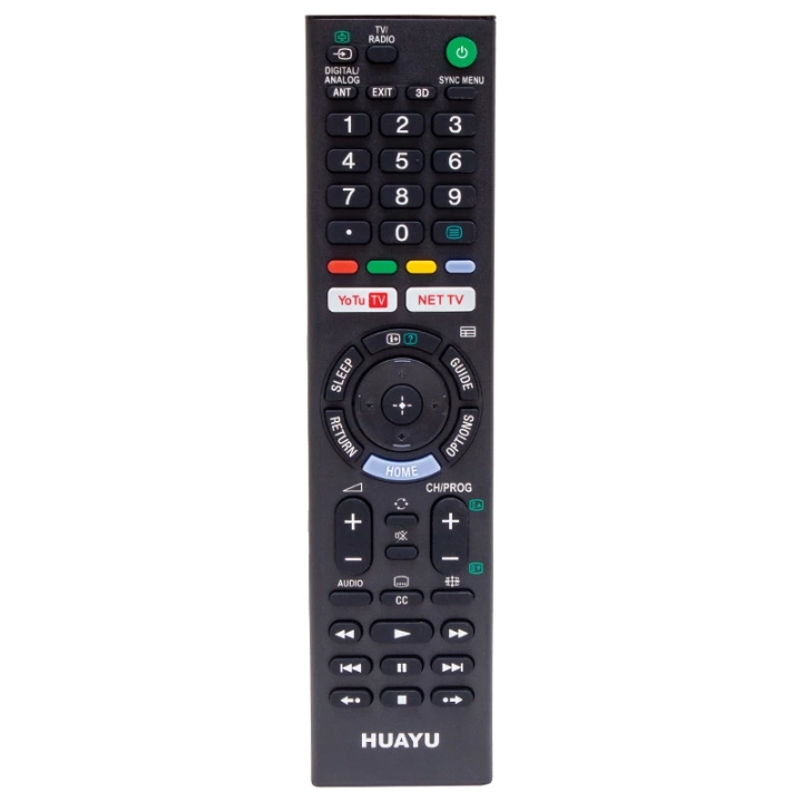 ShopZum HUAYU KL RM-L1370 SONY YOUTUBE-NETFLIX TUŞLU LCD LED TV BLİSTERLİ KUMANDA * RMT-TX202P