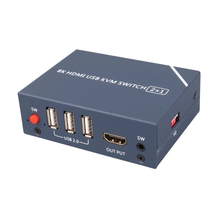 ShopZum PM-11777 8K HDMI USB KVM SWITCH 2X1